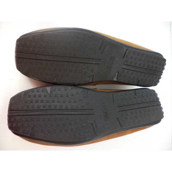 IZOD Apex Mens 11M Brown Leather Loafer Shoe Amazonas Rubber Sole BRAZIL - Picture 6 of 7